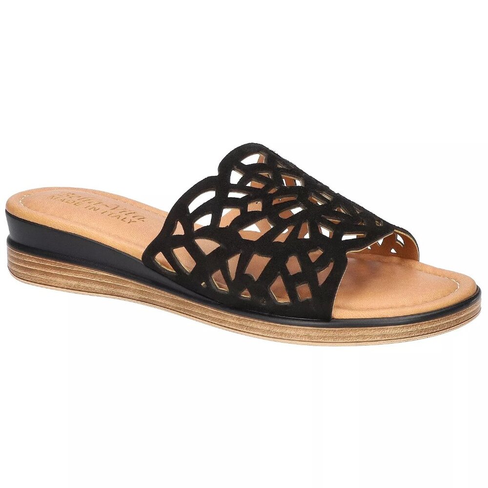 Bella Vita Women's Italy Cas-Italy Slide Sandals